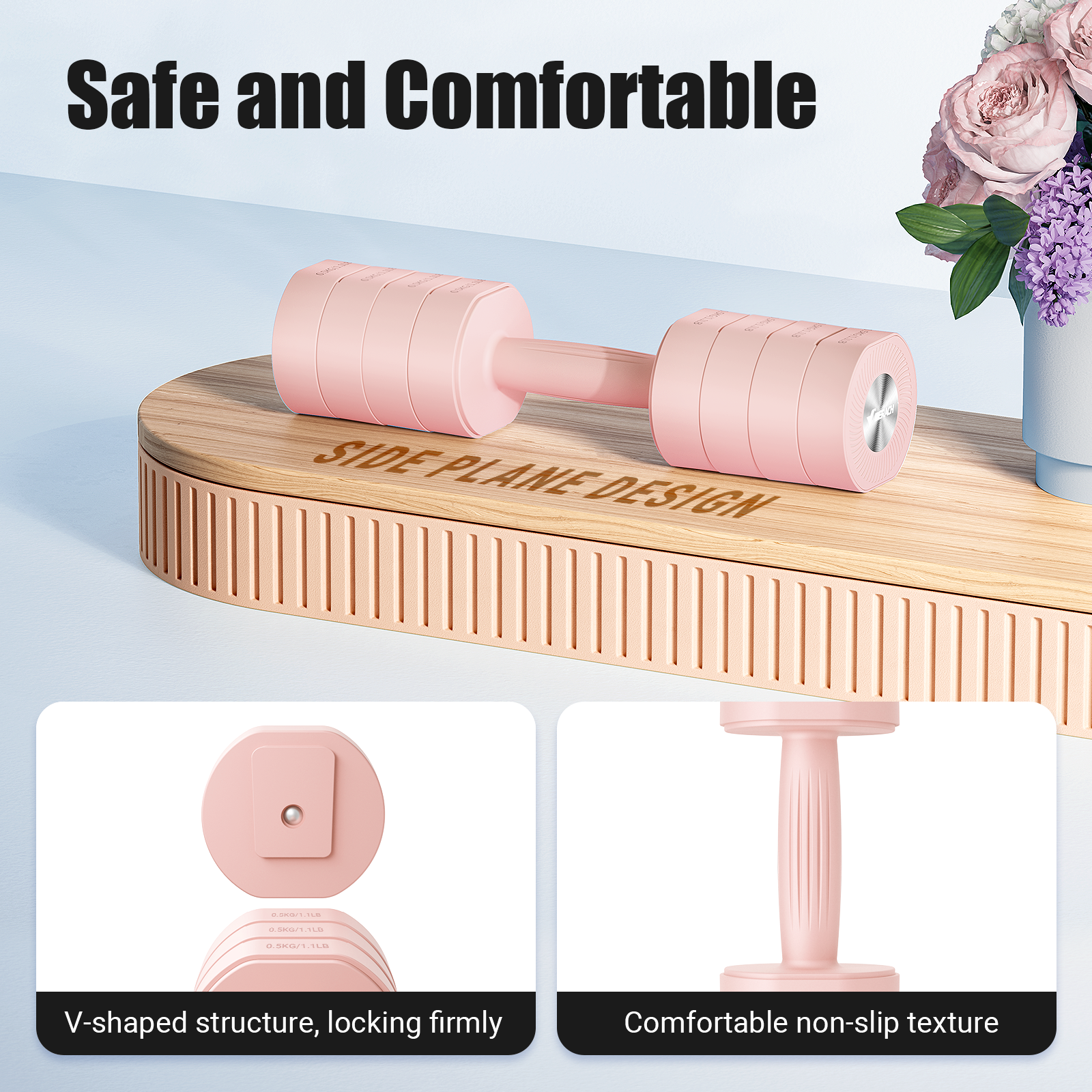 2444 Adjustable Dumbbell 4kg Set for Home Gym