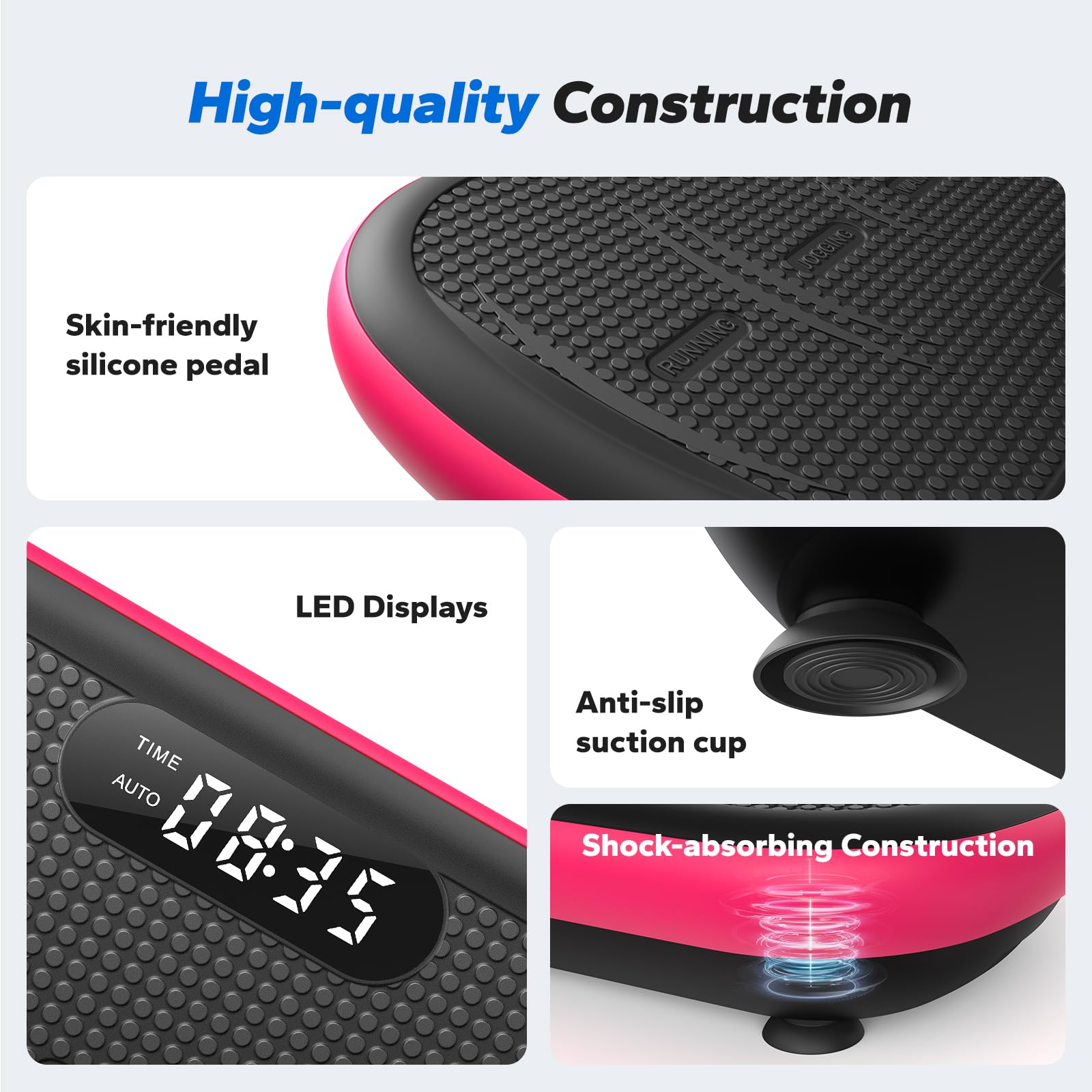 CV40 Vibration Plate with 440lb Capacity for Home Gym