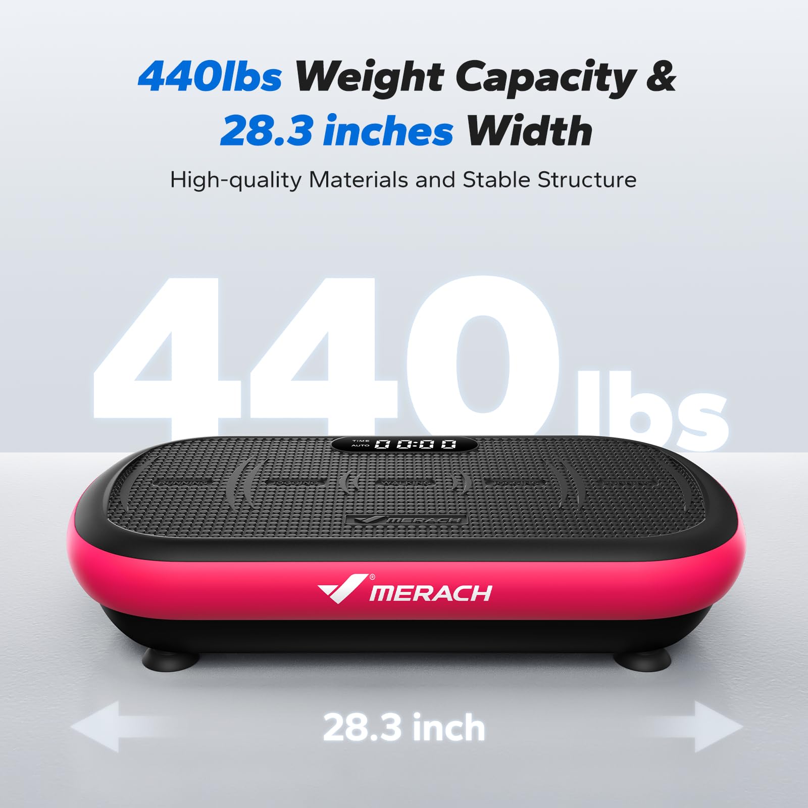 CV40 Vibration Plate with 440lb Capacity for Home Gym