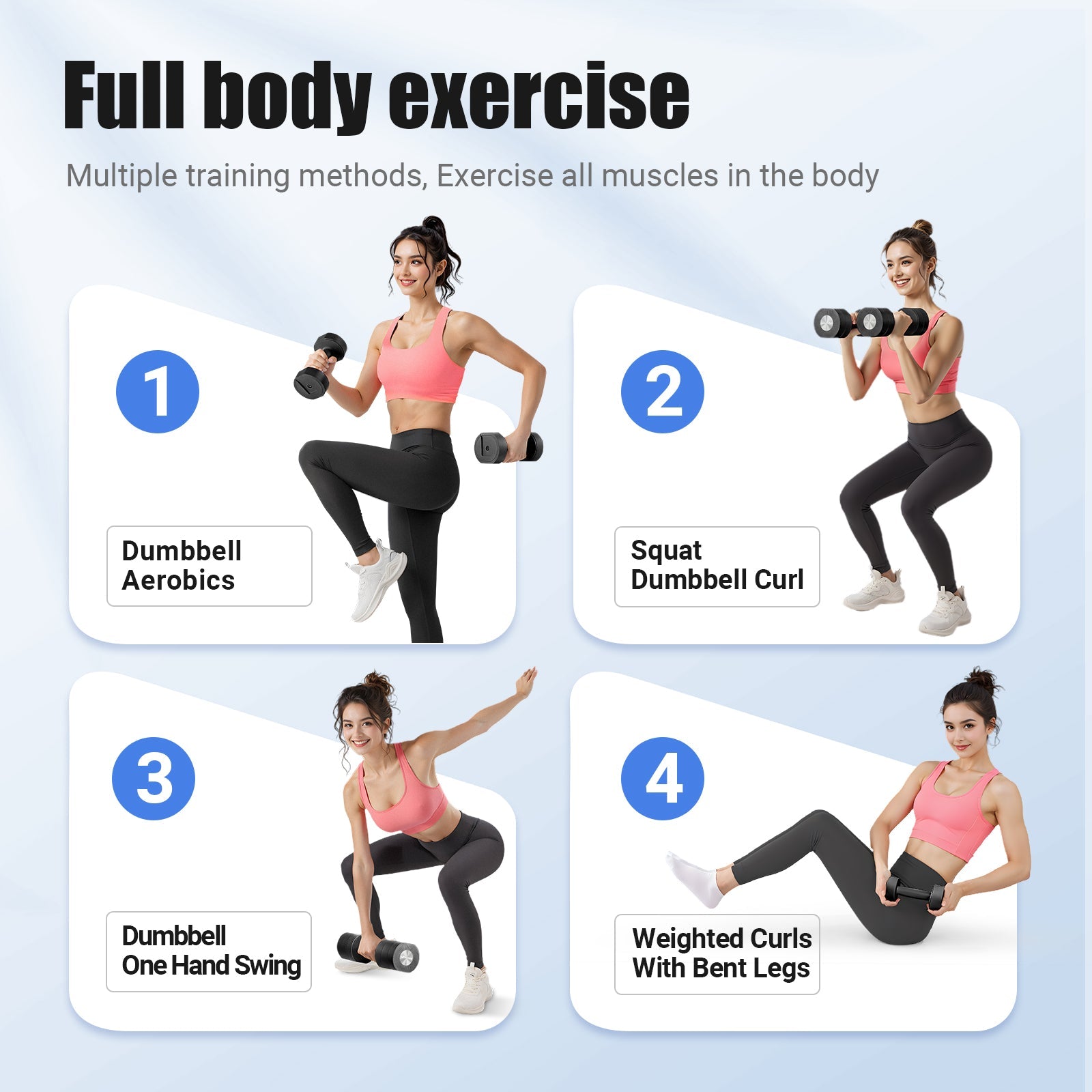 2444 Adjustable Dumbbell 4kg Set for Home Gym