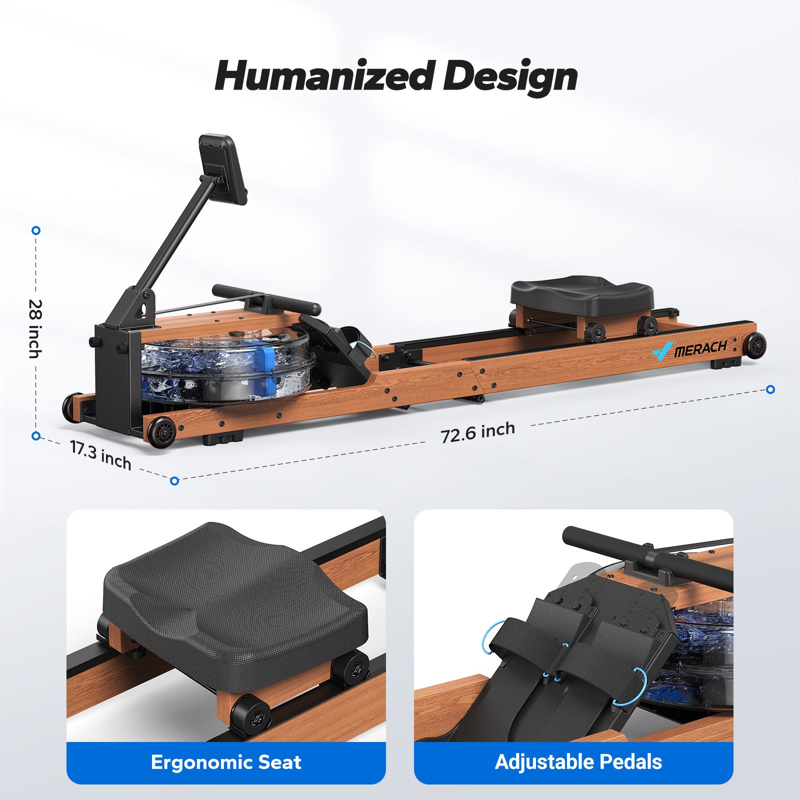 R28 Water Rowing Machine for Home