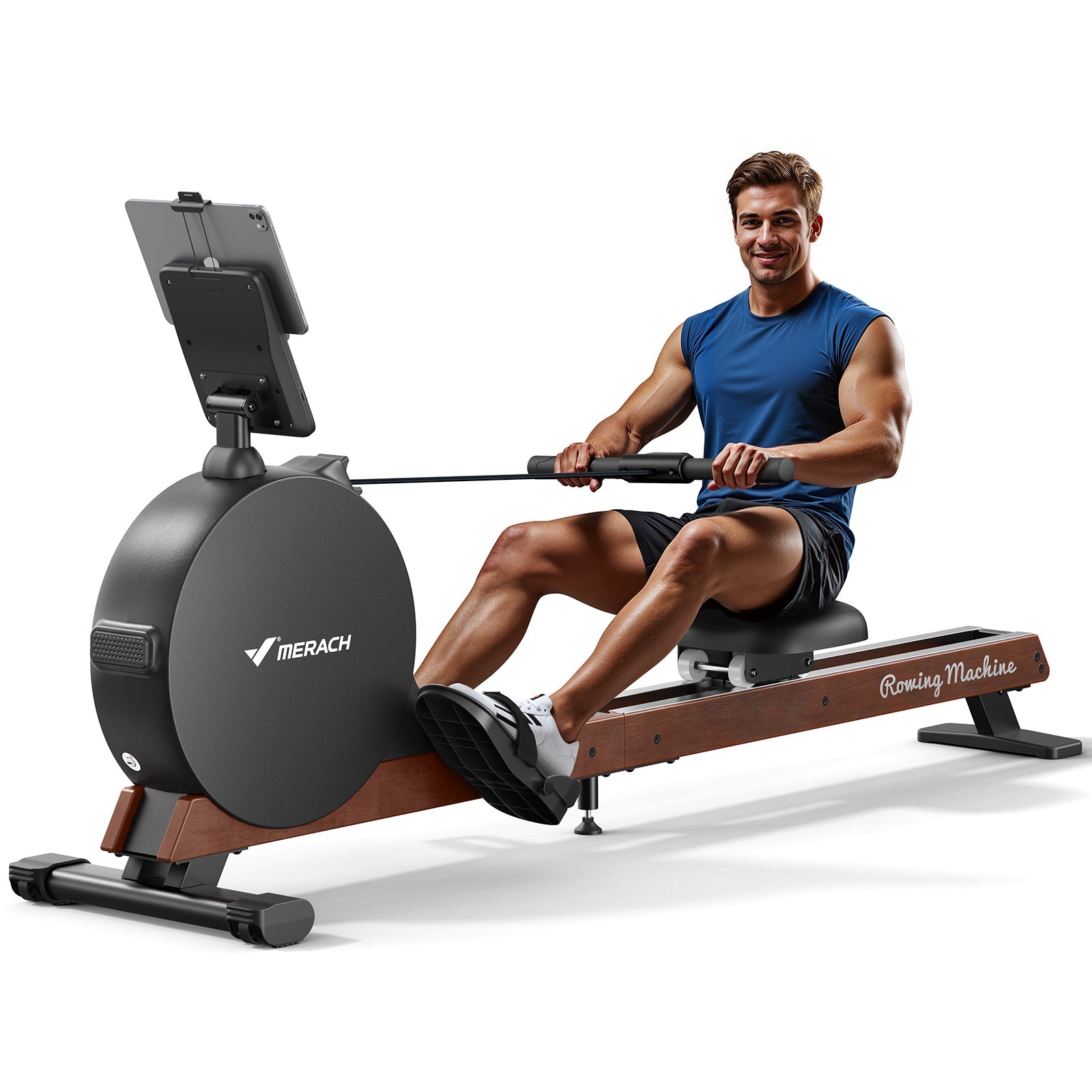 NovaRow R7 Self-Powered Magnetic Rowing Machine with 55 kg Peak Resistance