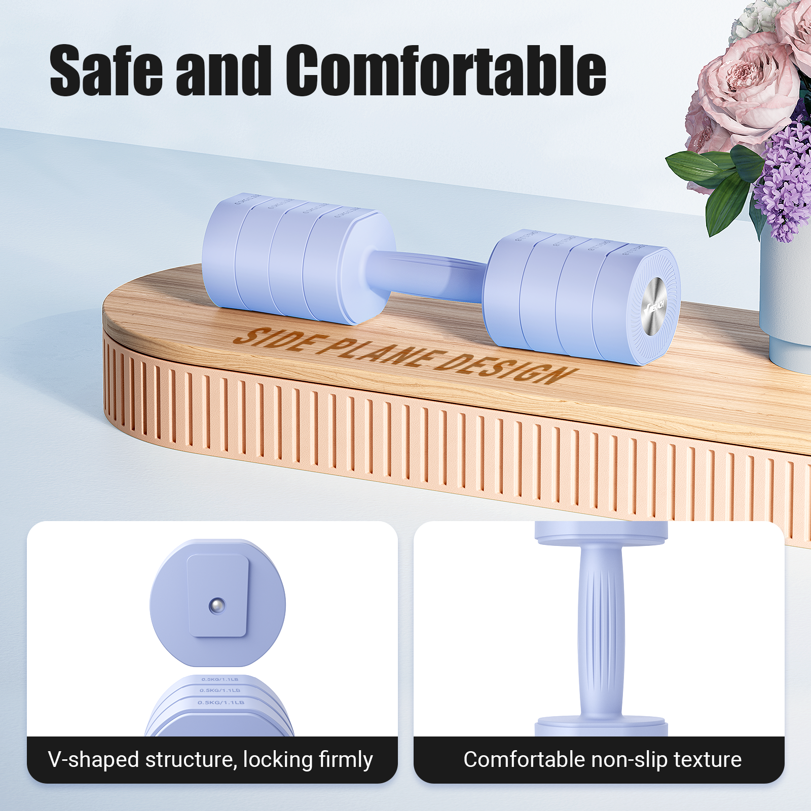 2444 Adjustable Dumbbell 4kg Set for Home Gym