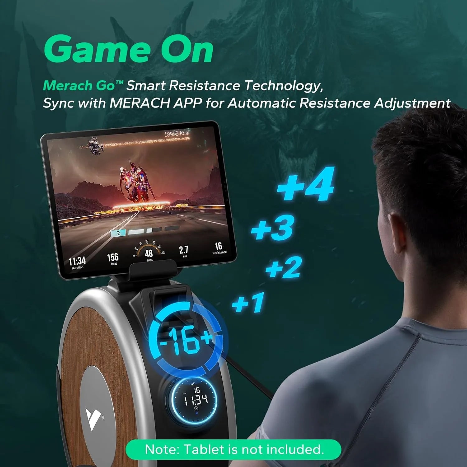 Q1S-Pro Self-Powered Magnetic Rowing Machine with Smart App
