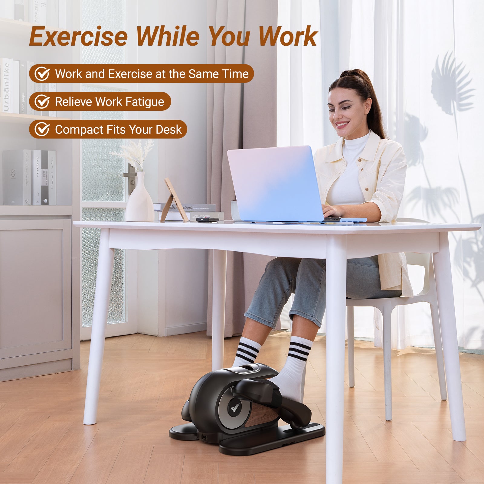 Under desk Electric Elliptical Machine-E32 Mini