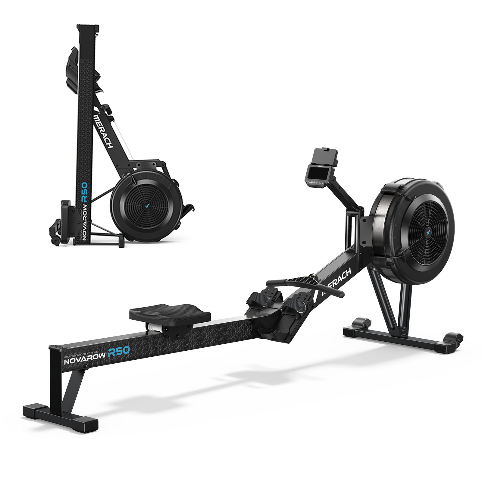 NovaRow R50 Pro Air Rower with Backlit Display