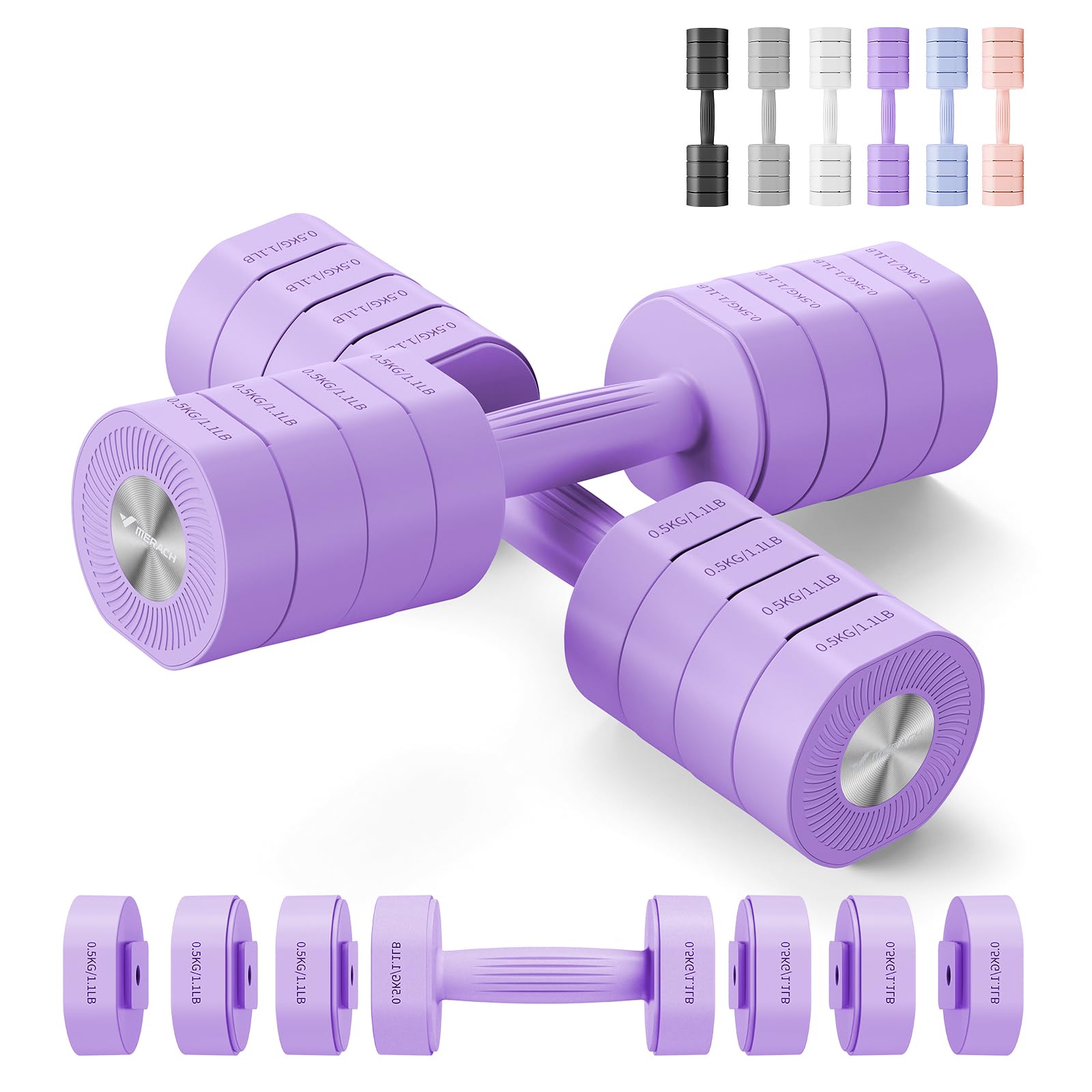 2444 Adjustable Dumbbell 4kg Set for Home Gym