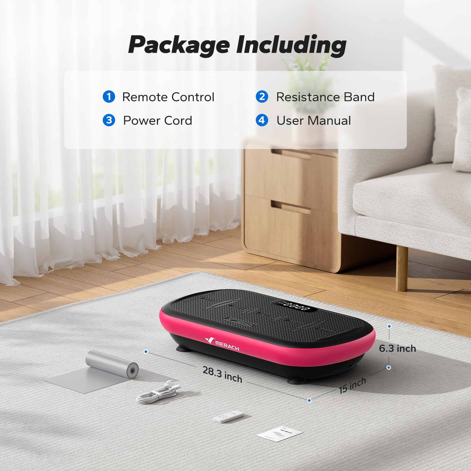 CV40 Vibration Plate with 440lb Capacity for Home Gym