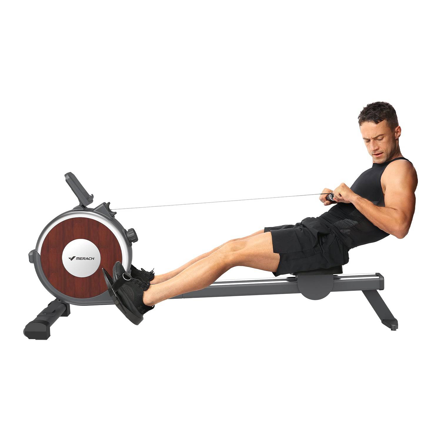 Manual Resistance Rower Machine